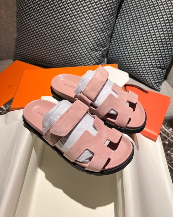 Hermès H Chypre Pink Sandals
