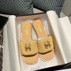 Chanel Rattan Beige <br>Sandals