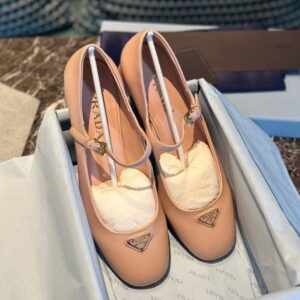 Prada Mary Jane Pink Heels 3.5 cm