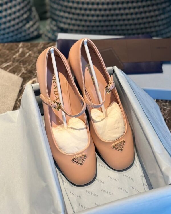 Prada Mary Jane Pink Heels 3.5 cm