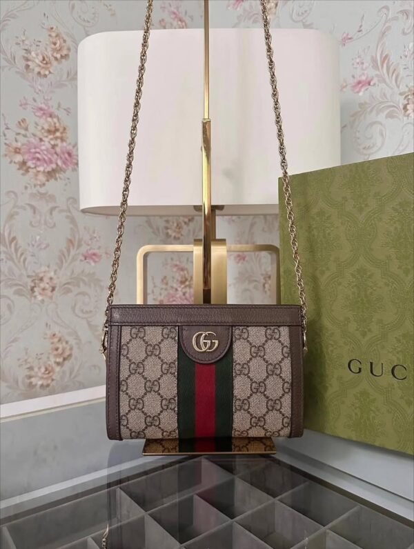 Gucci Brown Mini <br>Chain Bag
