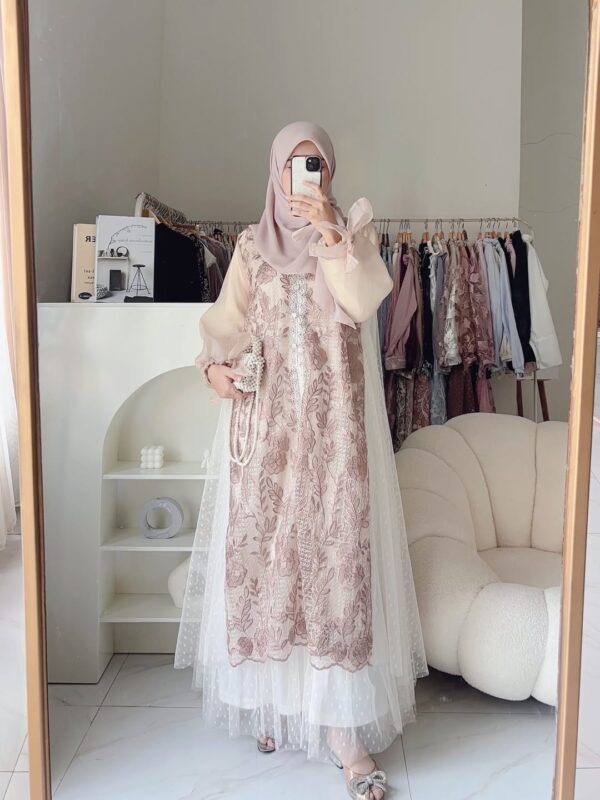 Available 🎀 Pretty outfit for raya🕊️🕌🪞✨ - coklat