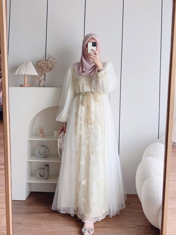 Tavena Princess Tile Maxi - cream