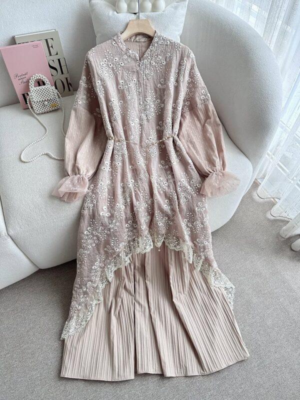 ANSELA FLOWER LACE MAXI